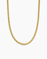 Box Chain Necklace in 18K Yellow Gold, 5mm